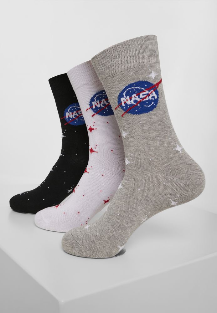 Mister Tee MT1206C - NASA Insignia 3-Pack Socks